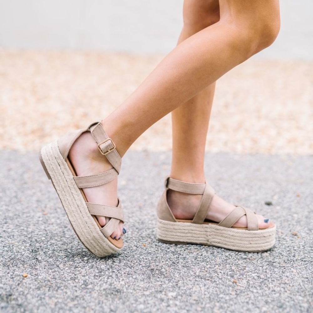 Fatima Espadrille Wedge Natural - Picture 4 of 5